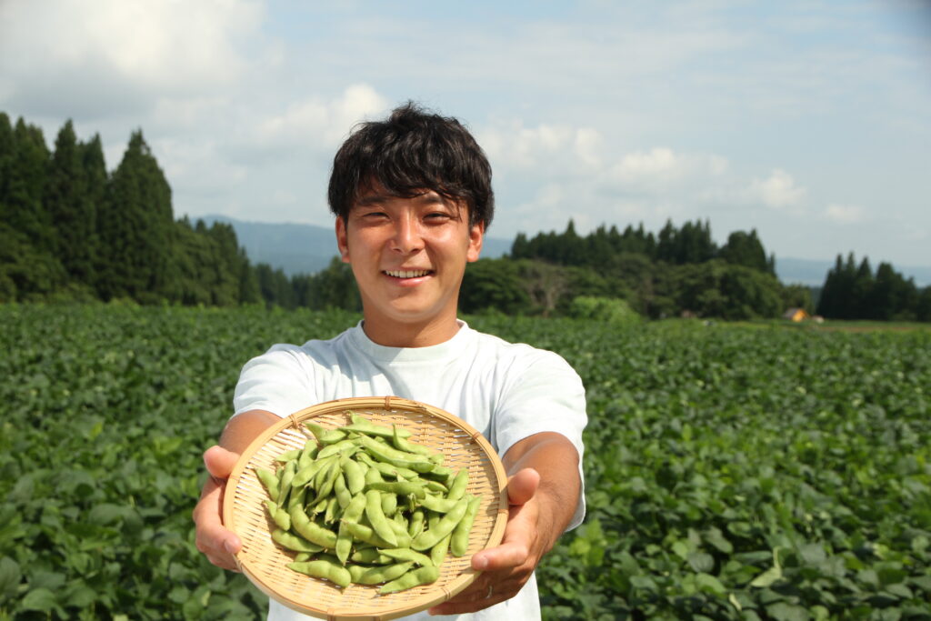 妻有茶豆の産地化を目指しての外観
